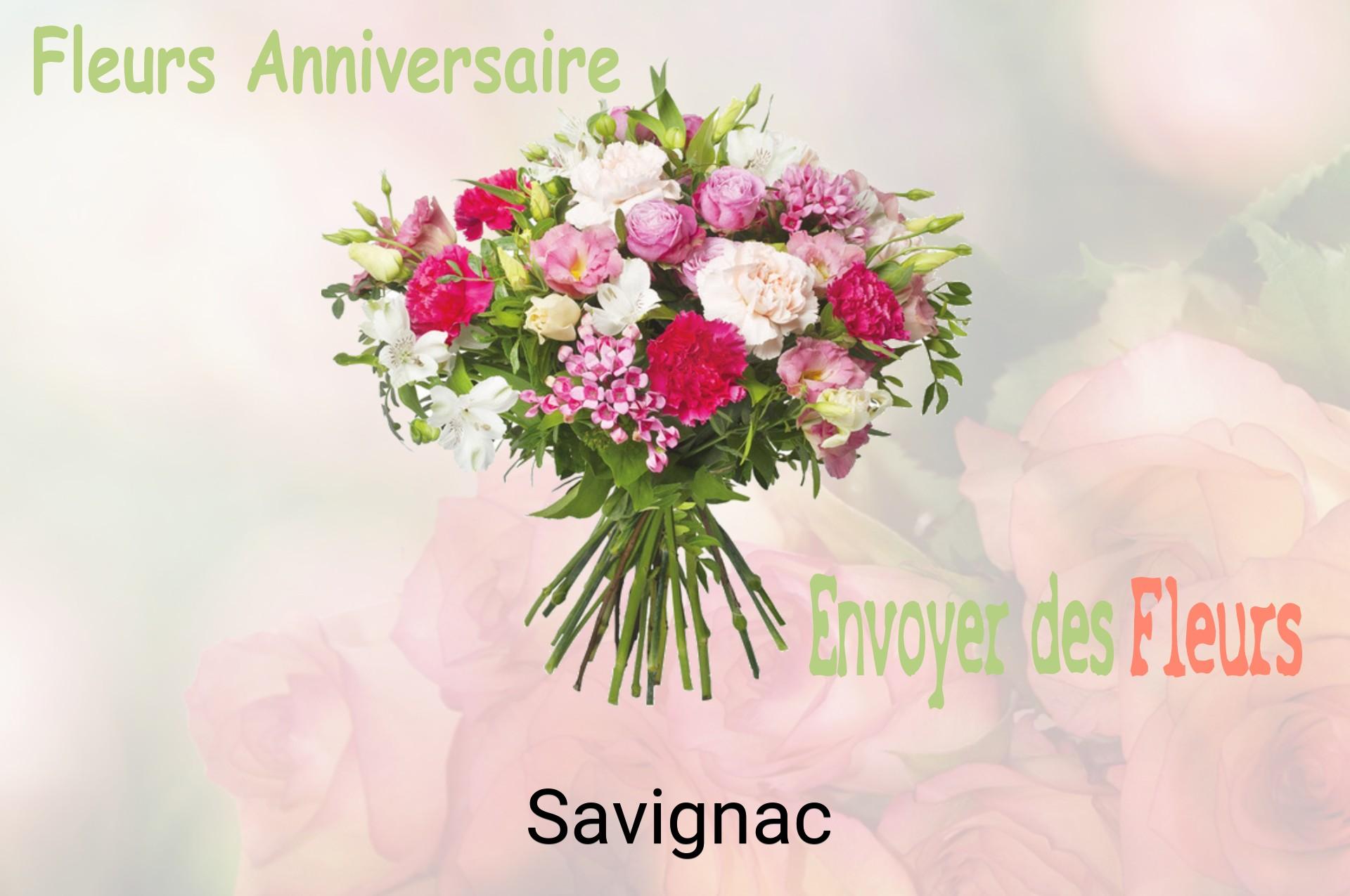 Bouquet de fleurs d’anniversaire livré à Savignac